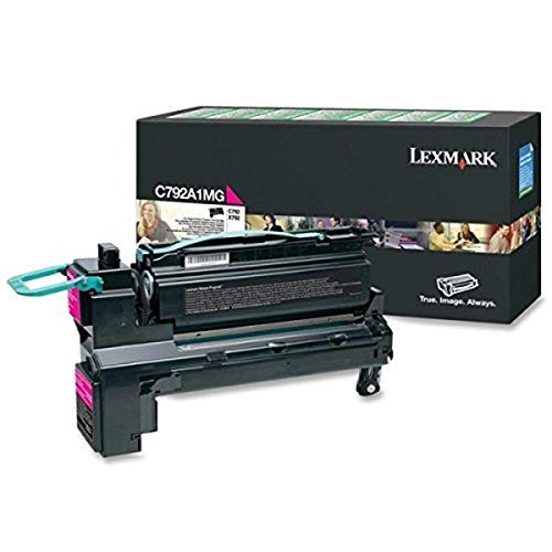 Lexmark, LEXC792A1MG, C792A1CG/KG/MG/YG Toner Cartridges, 1 Each