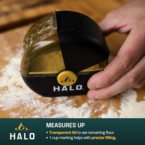 HALO Flour Shaker | Dough Preparation & Baking Accessory | Click & Go Lid | Transparent Body | HZ-3029 - image 6
