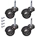 Produktbild podoy 4 PCS Antik Gold Ball Caster mit Holz Stiel für Zauberer Classics 2 Zoll