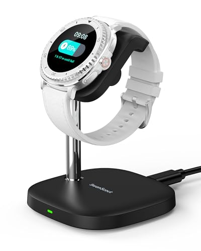 SwanScout Charger Stand for Samsung Galaxy Watch 8/8 Classic/Ultra (2025)/7/Ultra/FE/6/6 Classic/5/5 Pro/4/3/Active 2/Active, SwanScout 505S