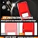 MOTRUM Tail Light Lens Compatible with 1978-1993 Dodge Truck Van, [DOT] [IP67 Waterproof] Tail Lamp Lens (Left + Right), Replace OEM #4057973 4057972 | CH2808102 CH2809102, 1 Pair, Red Lens