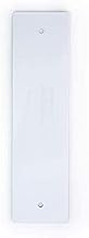 BOLIS CARLO SRL 1804/BI.185DIS Placca cieca, distanza dei fori: 185 mm, Dimensioni: 224 x 60 mm, Alluminio, Bianco