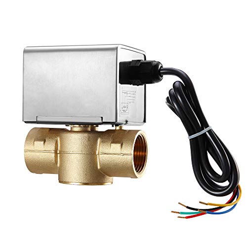 Valemo Válvula de zona motorizada Normalmente Cerrada 2 Vías 1" DN25 220V con Interruptor de Límite (5 Cables) Cover