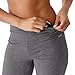 Jockey Womens Activewear Cotton Stretch Flare Capri Pants, Charcoal, Large