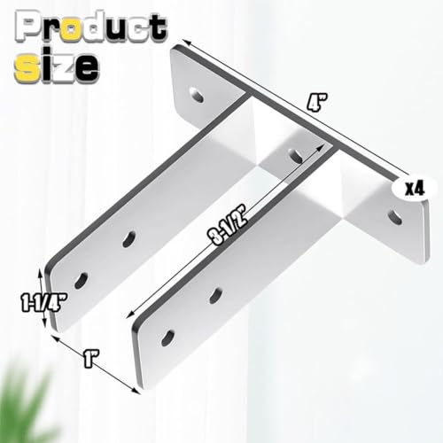 Soportes de pantalla de orinal para fijar mamparas de aislamiento con firmeza 5
