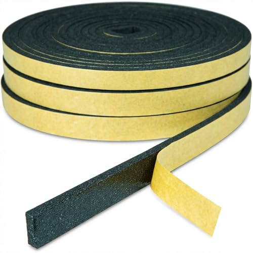 Cinta de sellado de 3 m, junta de 9 mm (ancho) x 3 mm (D) para montaje de fregaderos empotrables (3)