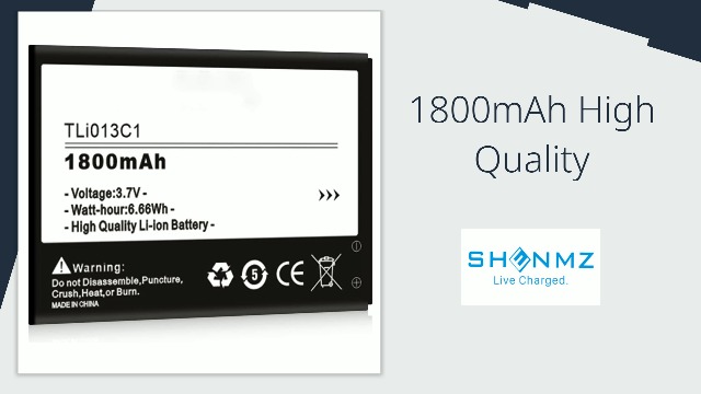 Samson Cell Phone Batteries 1850mAh Replacement Battery For