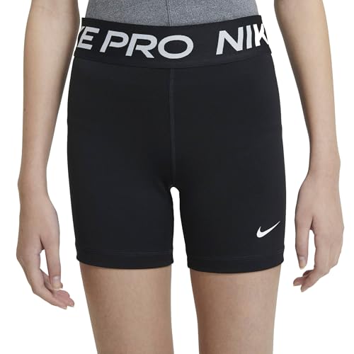 Nike Mädchen G Np 3in kort Shorts, Black/White, M