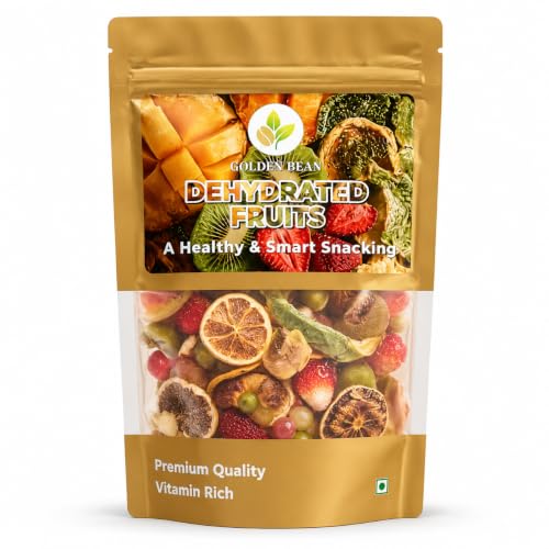 Image of Premium Mixed Dehydrated Fruits Combo - Strawberry, Kiwi, Peach, Plum, Mango, Orange & Pineapple - Vitamin Rich Dried Fruit Snack - Healthy Smart Snacking (Pack of 1)