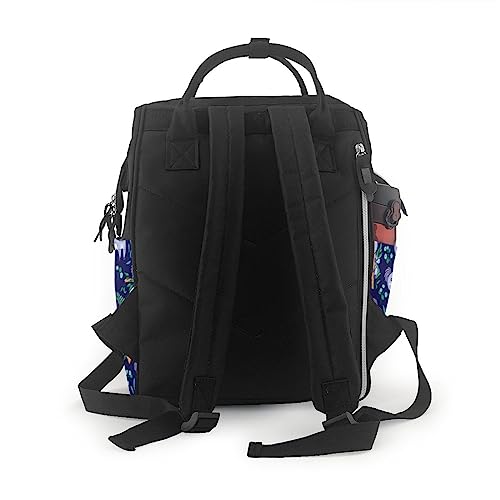 Sac à dos à langer avec compartiment PC portable, motif Koalas Eucalyptus imperméable - 3