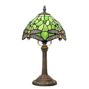 Wecrejoni OFU1057U Tiffany Tischlampe 8 Zoll