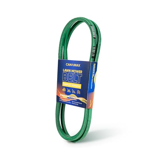 Image of [Upgraded Grip120] Canamax 954-05021 Mower Deck Belt - for Cub Cadet Troy Bilt Super Bronco MTD Craftsman Lawn Tractor - Replaces 754-05021 490-501-C062 490-501-M062 | Aramid Cord | 99.75 inch x 0.5 inch