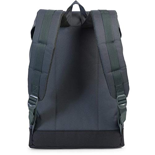 Image of Herschel Retreat Backpack, Dark Shadow /Black /Black Synthetic Leather, Classic 19.5L