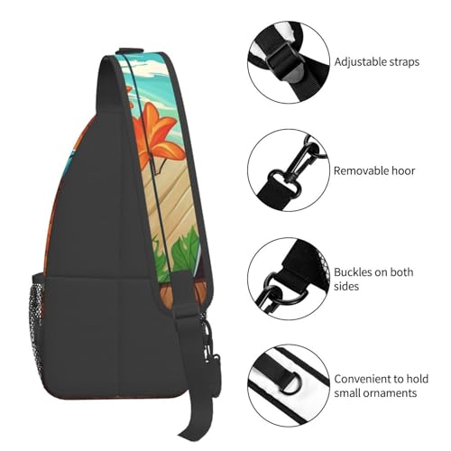 Morrales Sling Crossbody para Senderismo y Exterior miniatura 4