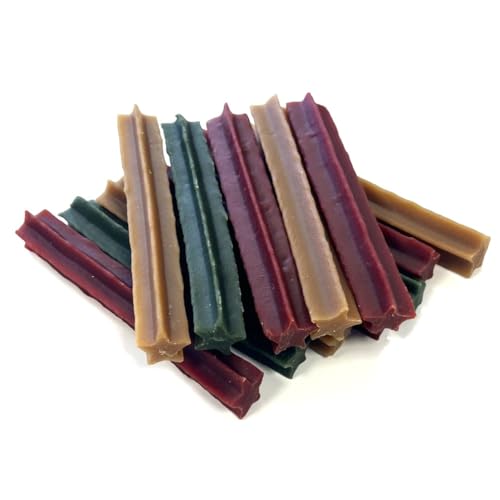 Large Star Sticks x 25 Vegetarian Dog Treats Chews 100% Meat-Free 100% Natural SHC, Mixed - Image 2