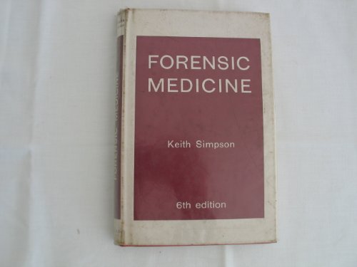 Forensic medicine 0713141549 Book Cover