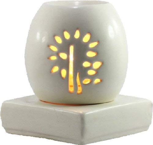 NIMMO Ceramic Electric Bowl Shaped Diffuser (White)