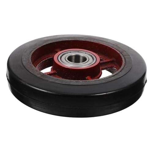 OKUMEYR Outdoor Gardening 8 Inch Heavy Duty Wheel for Replacement Yard Trolly Use