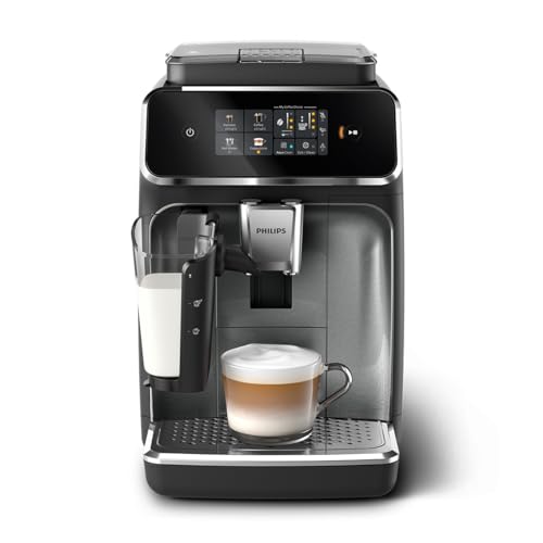 PHILIPS 2300 Series Bean to Cup Coffee Machine LatteGo 4 Drinks One Touch