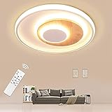 Amplia Gama de Escenarios de Aplicación: La luz de techo redonda de diseño minimalista es adecuada para su sala de estar, dormitorio, oficina, cocina, etc, también se puede usar como luz de pared.