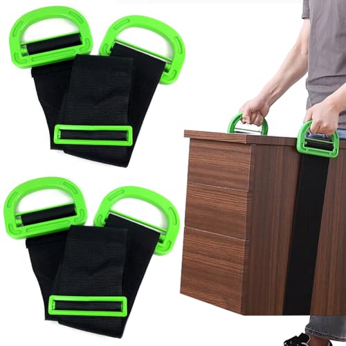 Adjustable Moving Straps with Handles, 2 Pack