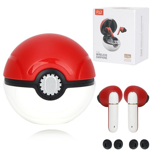 Jekarsy New Wireless Earbuds Kids with Elf Ball Charging Box,Touch Control Earbuds for Kids with Mic...