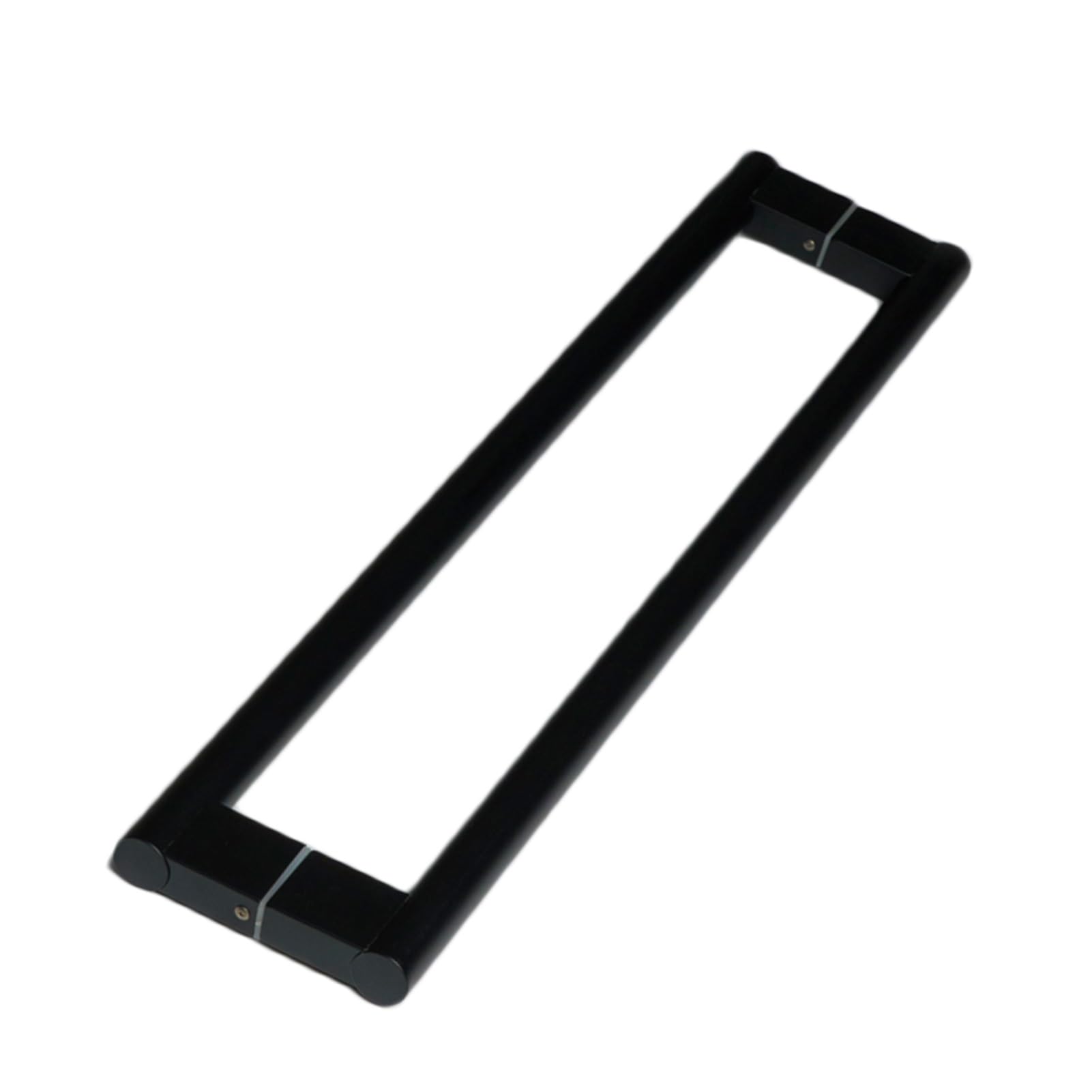 MXXQRHF Stainless Steel Rectangle Glass Door Handles, Indoor Barn Sliding Door Pulls, Modern Shower Door Handle, Durable Bar to Bar Design - Color 2, Pitch-10 Size