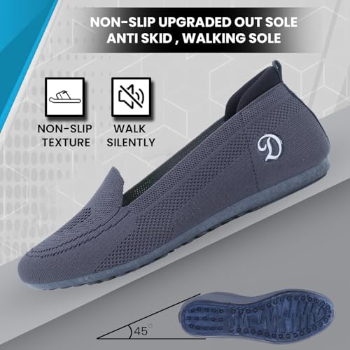 Image of DOCTOR EXTRA SOFT Flexible Memory Foam Women's Shoes for Walking Gym Training | Casual Sports,Slip-On,Lightweight Lace up Jutis Bellies Classy Ballerina for Ladies and Girls New-D-1003