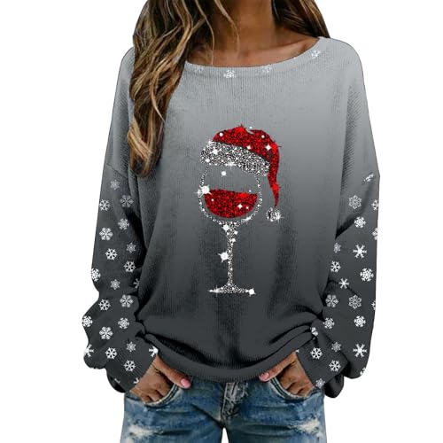 Weihnachtspullover Damen, weihnachtspulli Damen, Norweger Pullover,...