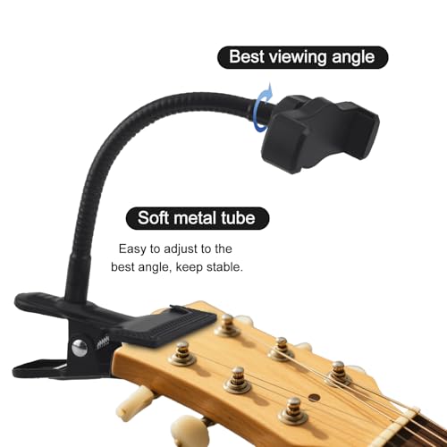 Support smartphone tête guitare pour diffusion live et cours à la maison - 3