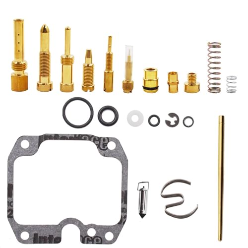 waltyotur Carburetor Carb Rebuild Kit Repair Replacement for Yamaha Timberwolf YFB250 1992-1998 YFB250U