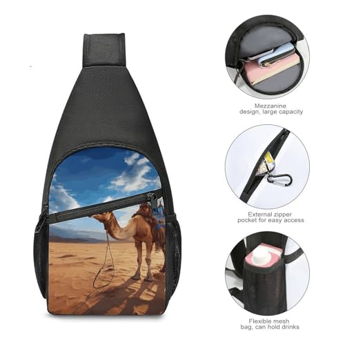 Mochila Compacta Sling para Senderismo y Viaje Unisex miniatura 5