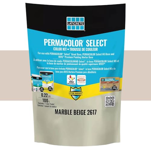 Permacolor SELECT Grout Color Kit (40+ Colors Available) (Marble Beige)