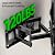 USX MOUNT Full Motion TV Wall Mount for 42-82 Inch TVs up to 120lbs, Wall Mount TV Bracket with Articulating Swivel Tilt Extension Leveling, Max VESA 600x400mm Fits 12/16" Wood Stud