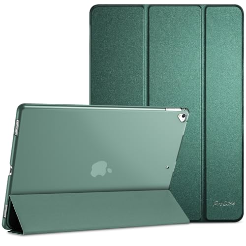 ProCase Smart Case for iPad Pro 12.9 1st and 2nd Generation (2015 and 2017 Model), Stand Cover Support Auto Sleep/Wake -Mgreen