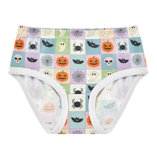 Girls' Underwear Halloween Ghost Pumpkin Bats Toddle Brief Panties 2303556