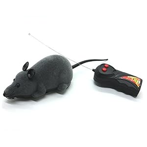 WEFOO-Electronic-Remote-Control-Rat-Simulation-Mouse-Toy-for-Cat-Dog-Kid-Gray