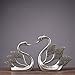 ShiSyan Mestieri della Resina all'Ingrosso Creativo casa Rosa Diamante Ornamenti Swan Hotel Marry Regalo Decorativa (36 * 20.5 * 4.5cm) Elegante e Bella Decorazioni per Interni