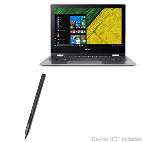 Stylus Pen for Acer Spin 1 (Stylus Pen by BoxWave) - ActiveStudio Active Stylus, Electronic Stylus with Ultra Fine Tip for Acer Spin 1 - Jet Black