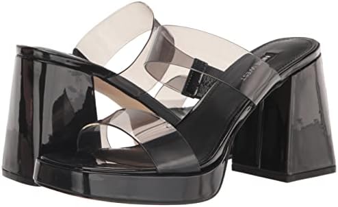 Nine West Women's TILAH Heeled Sandal, Black 001, 9.5 | Image 6