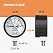 Pressure Cooker Canner Gauge Replacement for All American 1930-10.5 qt,15.5 qt,21.5qt,25 qt,30qt,41.5qt (910, 915, 921, 925, 930, 941),Parts Fits All Our Pressure Cookers/Canner,Easy to Read