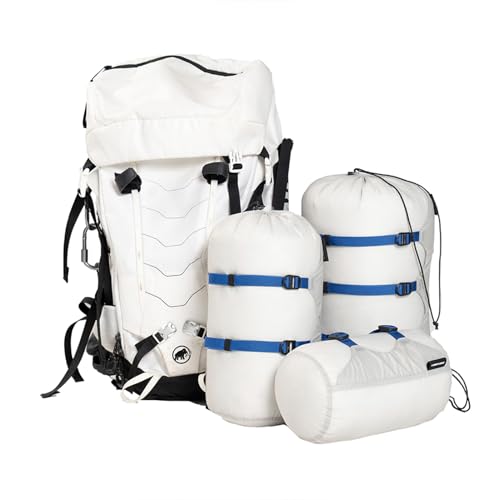 20D Compression Bags Set – Ultra-Lightweight, Waterproof Travel & Outdoor Storage Organizers (3L, 6L, 13L) – Space-Saving Design, Durable Siliconized Nylon (S+M+L)