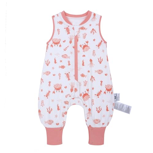 Image of Miracle Baby Sleep Sack with Feet, 1.0 TOG Wearable Blanket for Toddlers, Sleeveless Baby Sleeping Bag with Leg Openings
