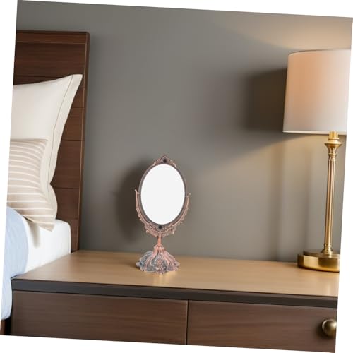 Miroir de table pivotant petit format double face en métal - 7