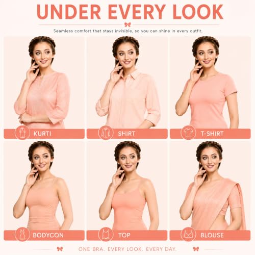 Image of LIBRA Full Coverage Inner Elastic Bra Lib-Bloom