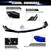 x xotic tech Front Bumper Lip Chin Spoiler Splitter Diffuser Protector Body Kit with Adjustable 8