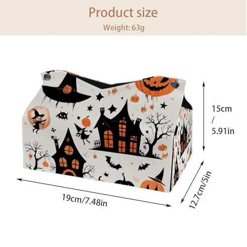 Boîte à mouchoirs Halloween pour centres de table de restaurant et réception d'hôtel - 5