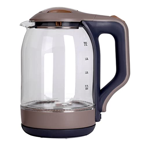 Tetera eléctrica de 2 litros con boca ancha y apagado automático