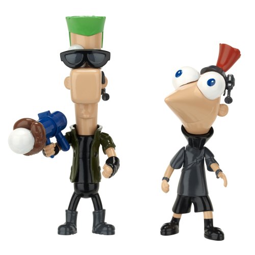 Phineas and Ferb Across the 2nd Dimension Figure Pack Resistance Force Phineas and Ferb