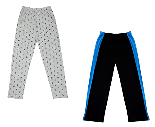 Image of indi weaves Boys and Girls Cotton Solid and Printed Pyjama /Pant /Trackpants